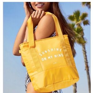 Victoria’s Secret pink sunshine on my mind cooler nwt